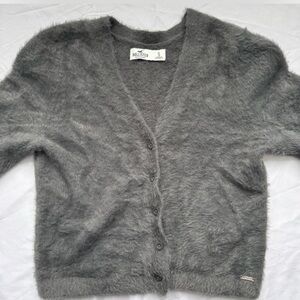 Hollister Women's Grey Cardigan